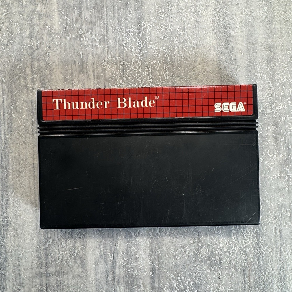 Thunder Blade (Sega Master System SMS, 1988) CIB Tested - Picture 3 of 8